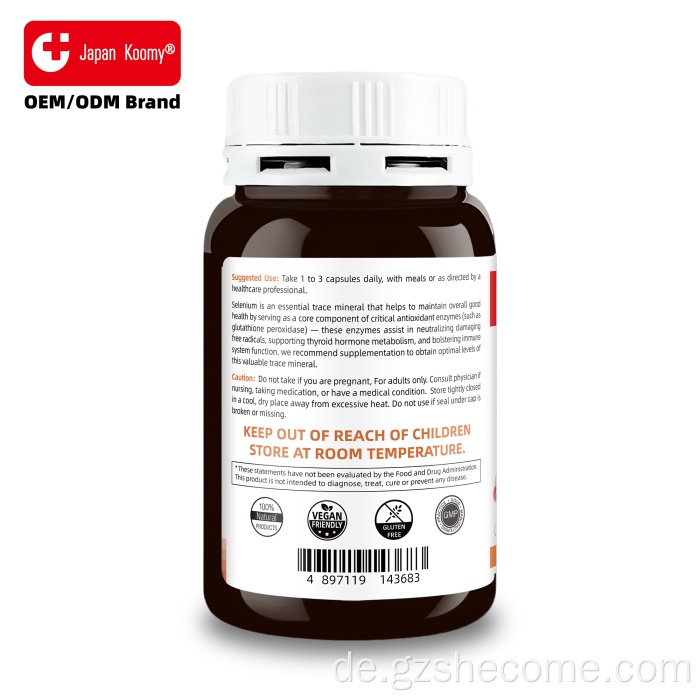 Shecome NAC-Kapseln unterstützen die antioxidative Zellgesundheit